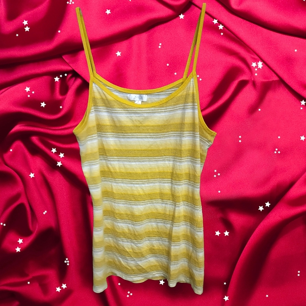 (Reserved)Women's Striped Glitter Tank Top